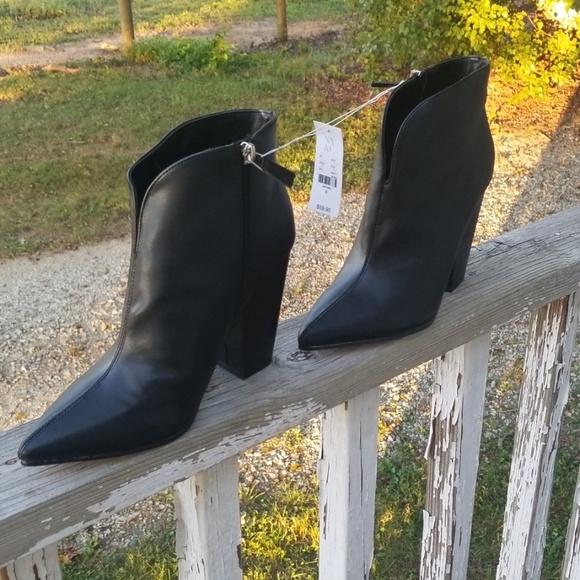 New York & Company Shoes - Slit front pointed toe booties